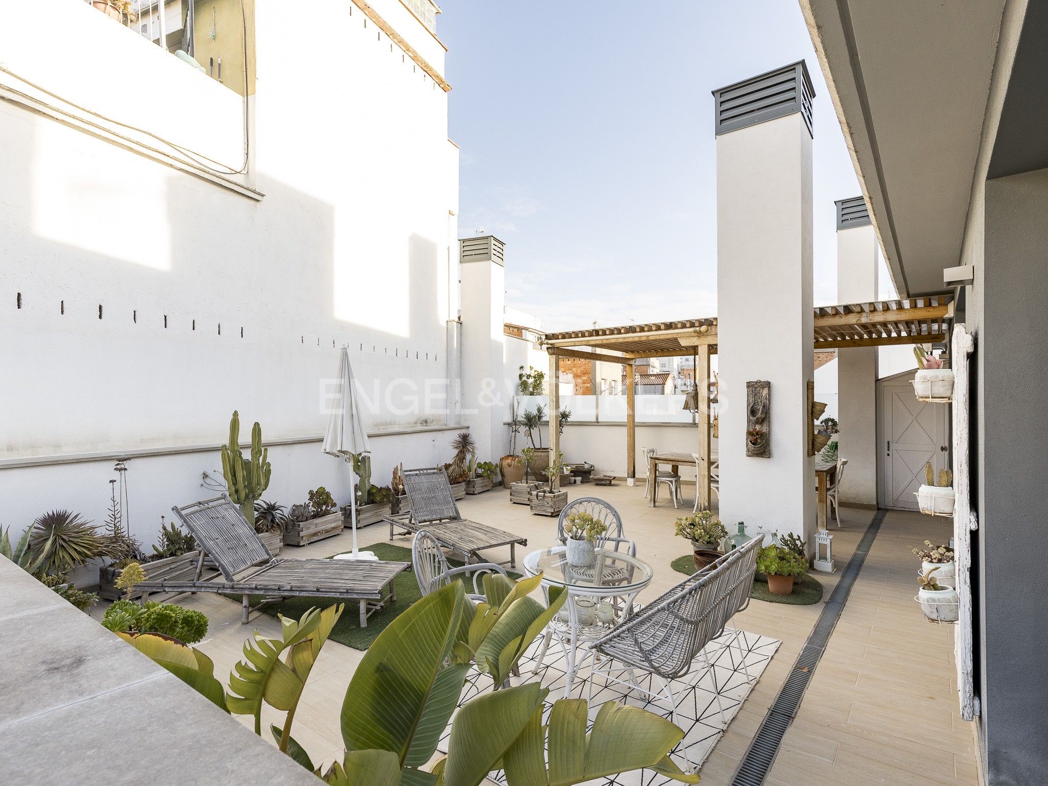 Terrassa de Apartament en venda en  Barcelona Capital amb Aire condicionat, Calefacció i Parquet