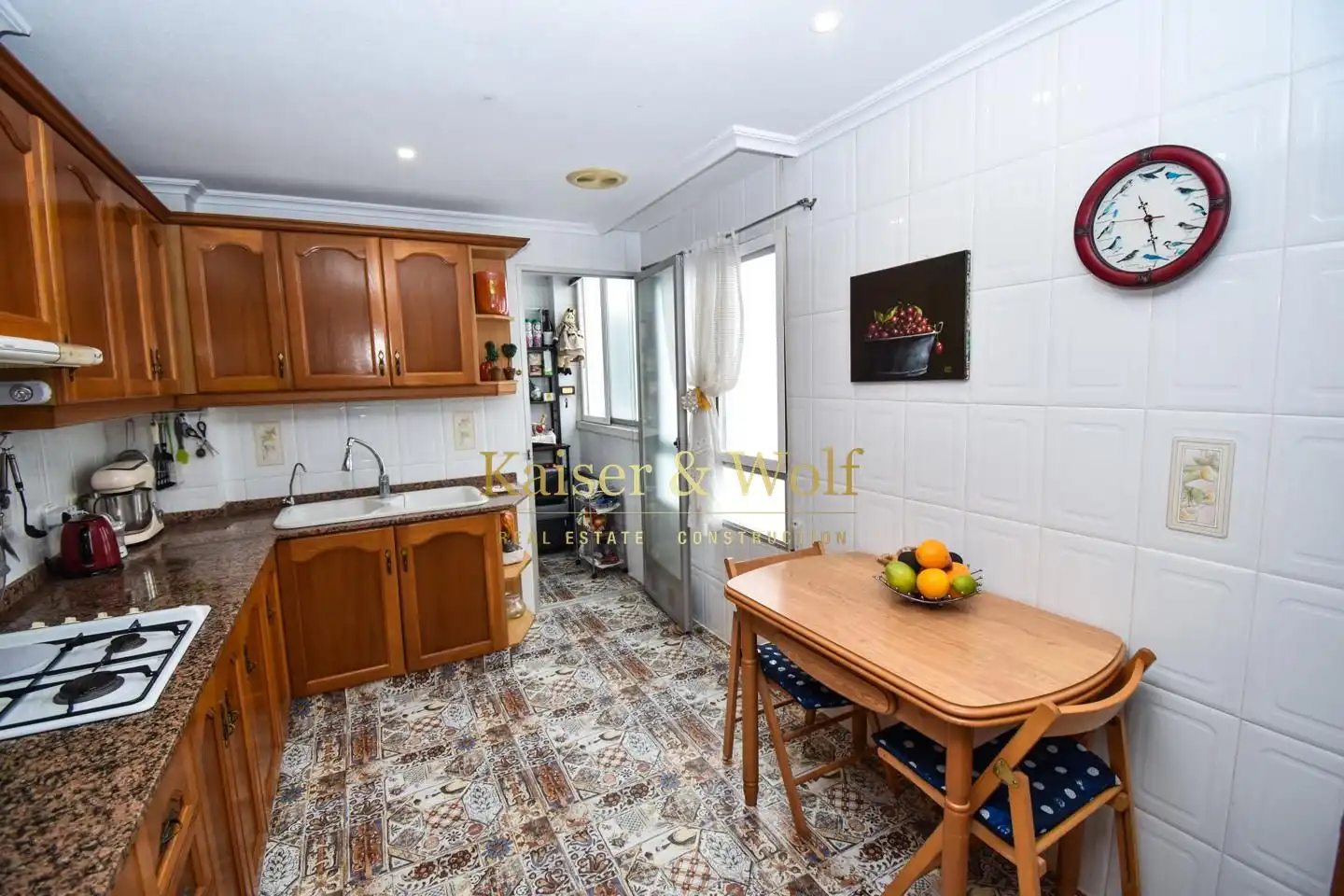 Kitchen of Flat for sale in Santa Pola  with Air Conditioner and Terrace