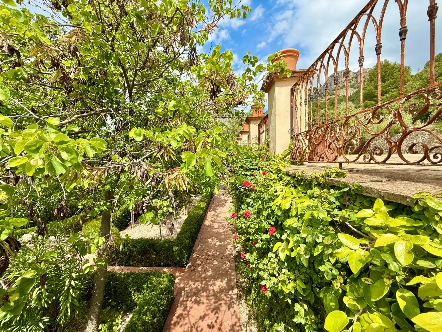 Jardí de Finca rústica en venda en Alcoleja amb Aire condicionat, Jardí privat i Terrassa