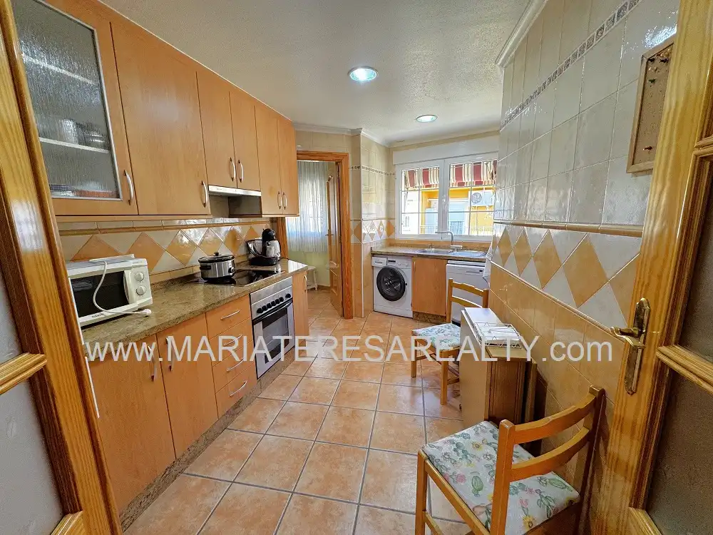 Cocina de Piso en venta en Los Alcázares con Aire acondicionado, Terraza y Trastero