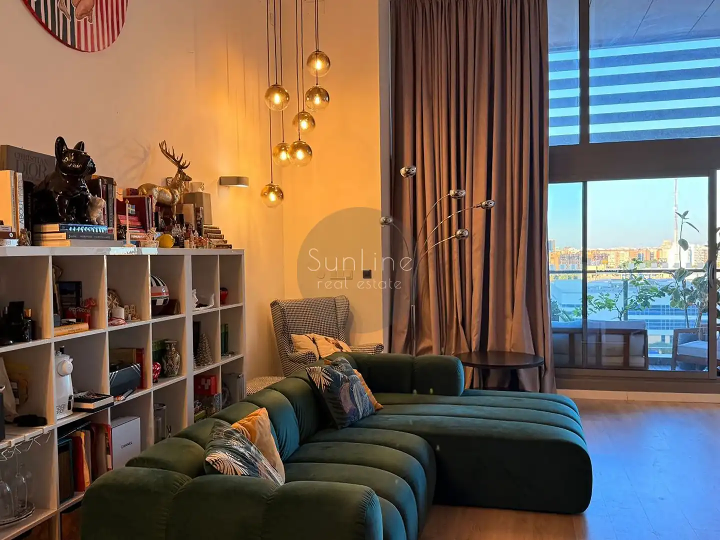 Wohnzimmer von Maisonette zum Verkauf in Valencia mit Klimaanlage, Terrasse und Möbliert