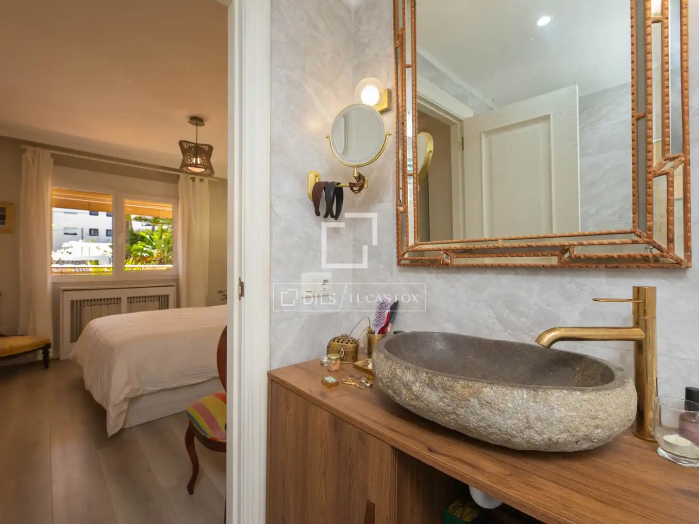 Badezimmer von Wohnung zum Verkauf in Eivissa mit Klimaanlage, Privatgarten und Terrasse