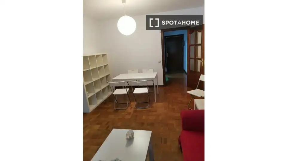 Wohnzimmer von Wohnung zur Miete in Madrid mit Klimaanlage, Heizung und Möbliert