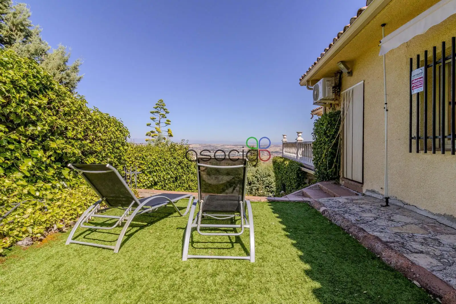 Terraza de Casa o chalet en venta en Guadalajara con Aire acondicionado, Calefacción y Jardín privado