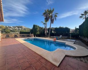 Piscina de Finca rústica en venda en Moraira amb Aire condicionat, Terrassa i Piscina