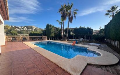 Swimming pool of Country house for sale in Moraira  with Air Conditioner, Terrace and Swimming Pool