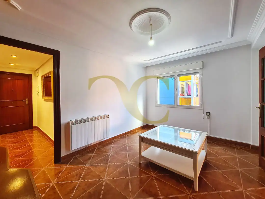 Sala de estar de Piso en venta en Gijón  con Calefacción, Jardín privado y Terraza