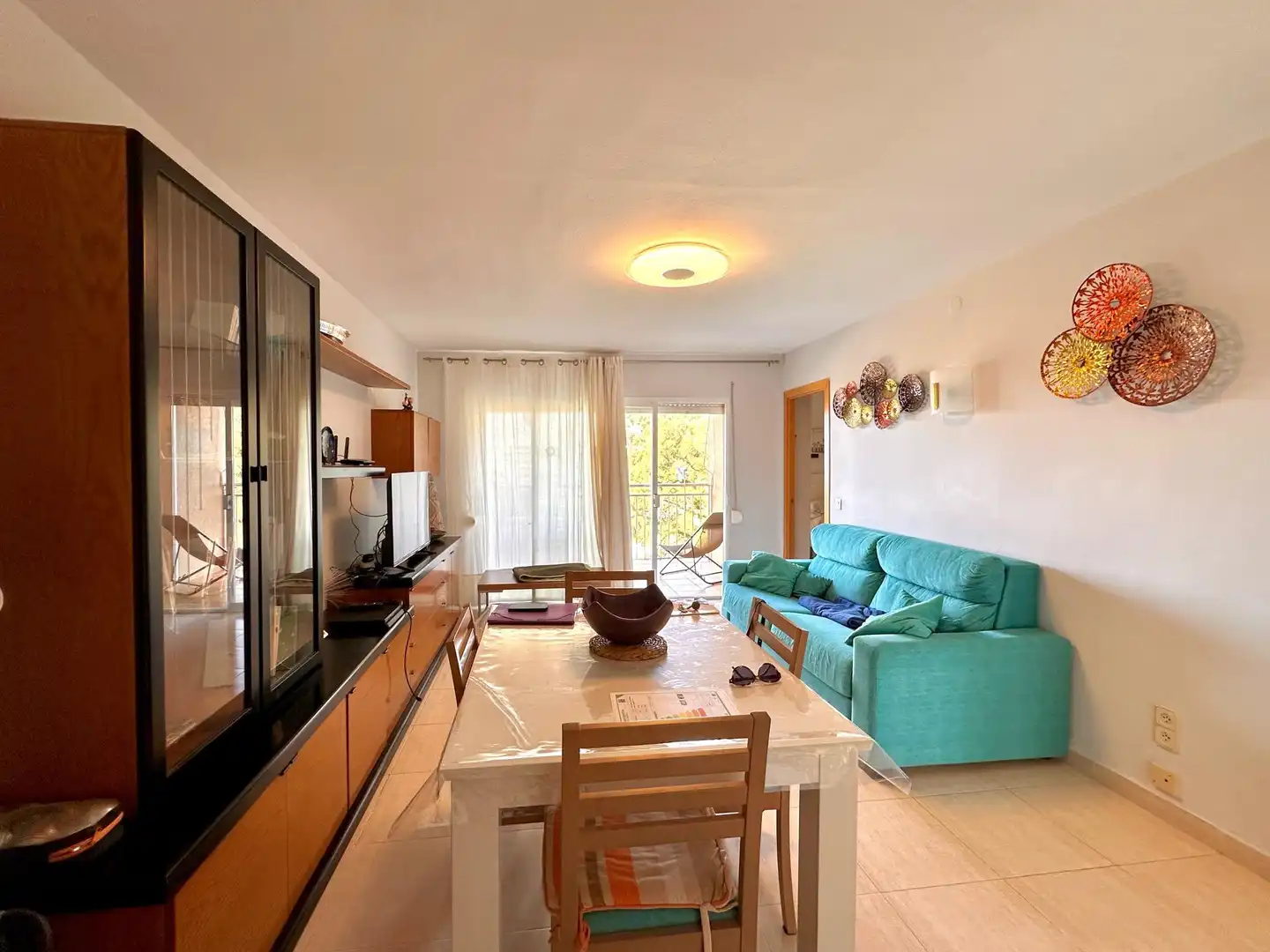 Living room of Flat for sale in Calonge i Sant Antoni  with Heating and Terrace