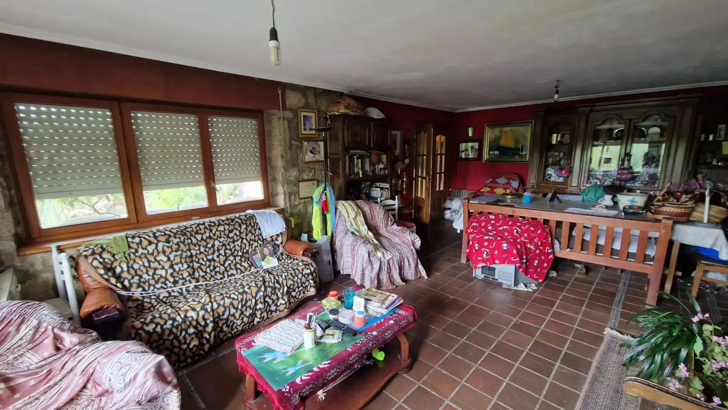 Sala de estar de Casa o chalet en venta en Santa María de Ordás con Calefacción y Terraza