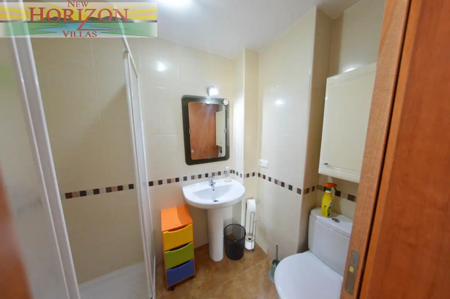 Bathroom of Flat for sale in Albox  with Air Conditioner, Terrace and Furnished