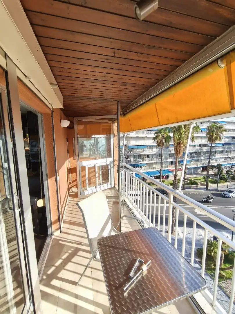 Balcony of Flat for sale in Salou  with Parquet flooring, Terrace and Furnished