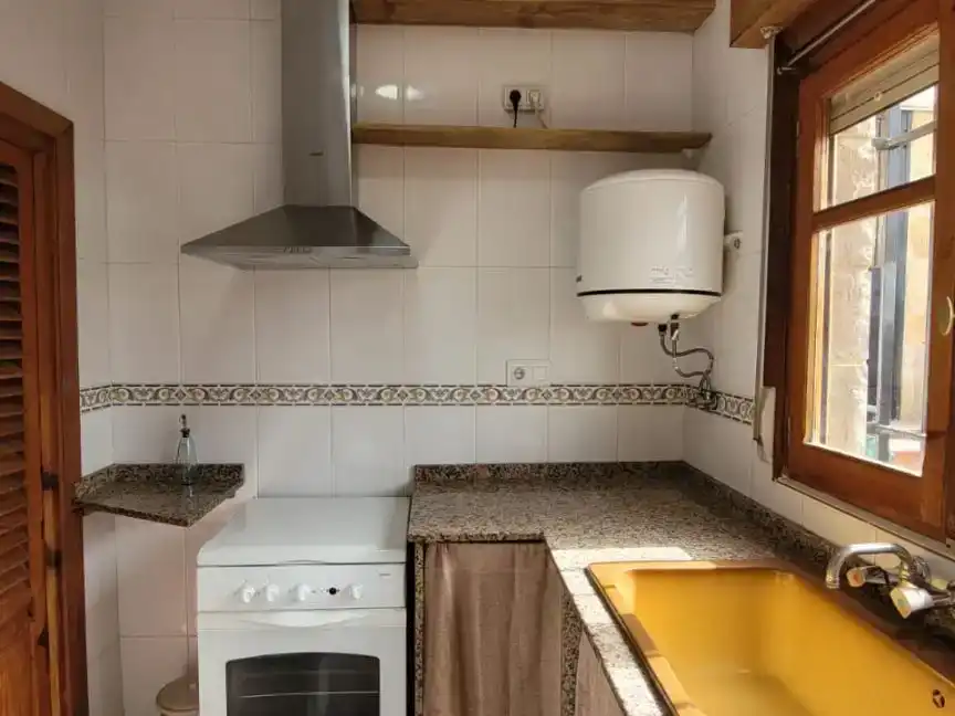 Kitchen of Flat for rent in Jérica  with Air Conditioner and Furnished