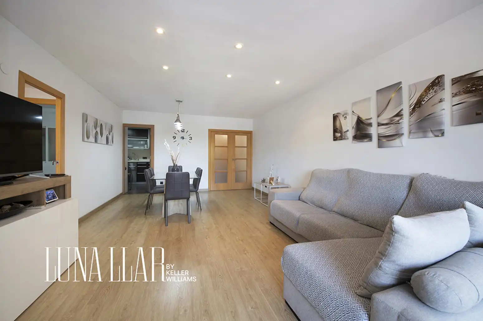 Wohnzimmer von Wohnung zum Verkauf in Gavà mit Klimaanlage, Heizung und Parkett