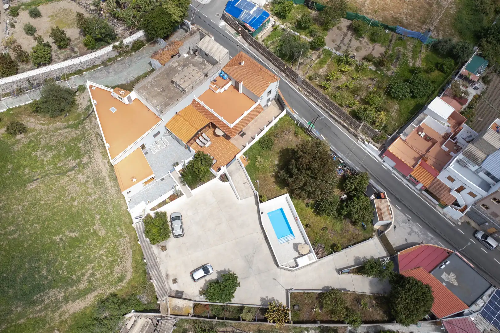Vista exterior de Casa o xalet en venda en Moya (Las Palmas) amb Jardí privat, Terrassa i Traster