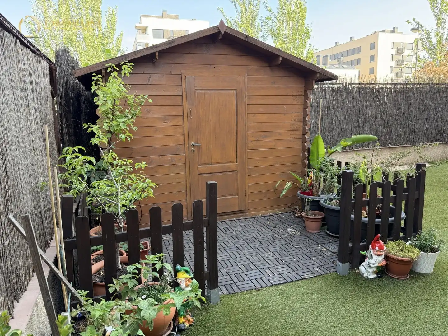 Garden of Duplexes for sale in Alcorcón  with Air Conditioner, Heating and Private garden
