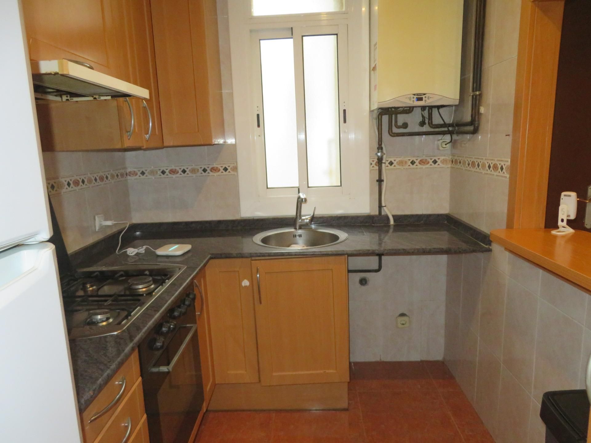 Kitchen of Flat for sale in  Barcelona Capital  with Heating and Balcony