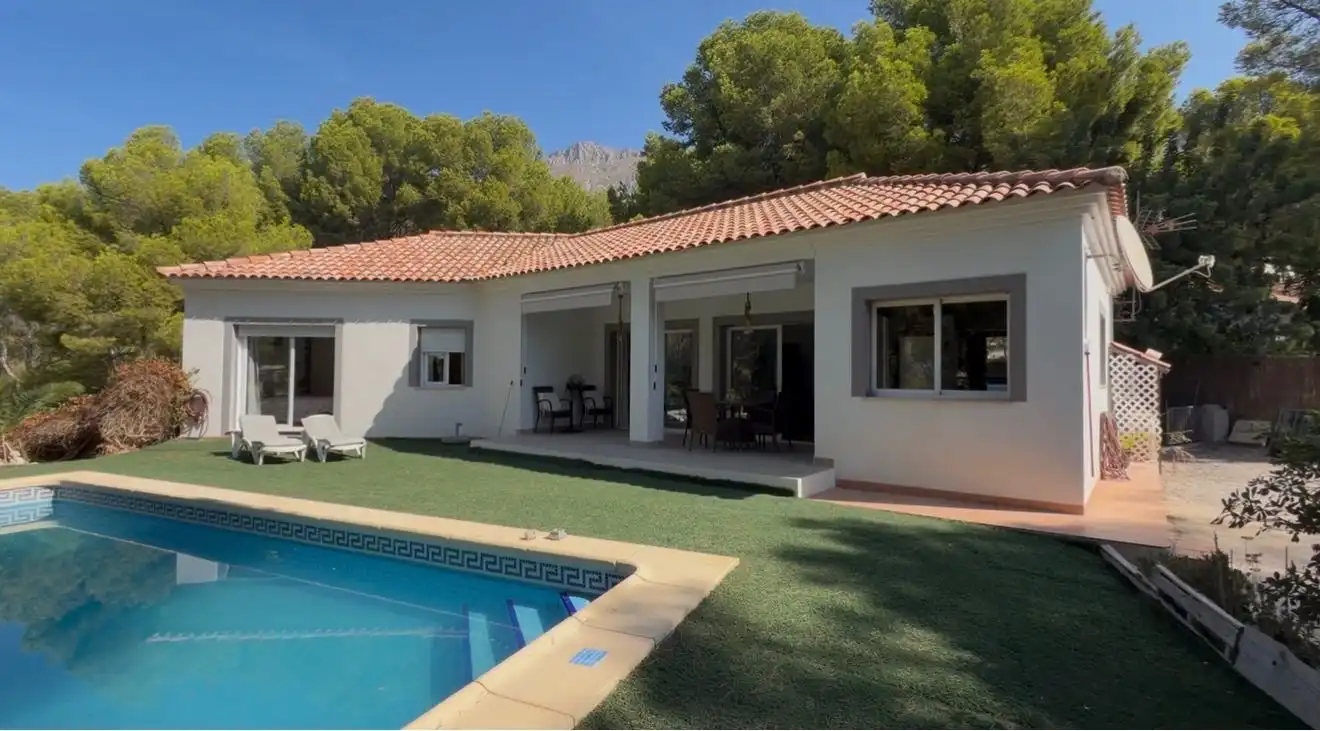 Exterior view of Houses for rent in Altea  with Air Conditioner, Heating and Private garden