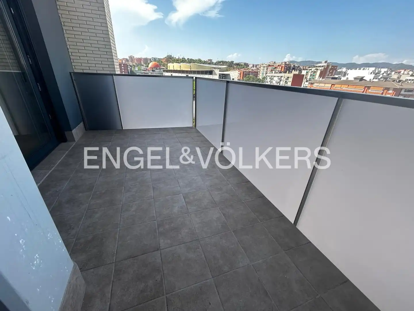 Terrasse von Wohnung zur Miete in Badalona mit Klimaanlage, Heizung und Parkett