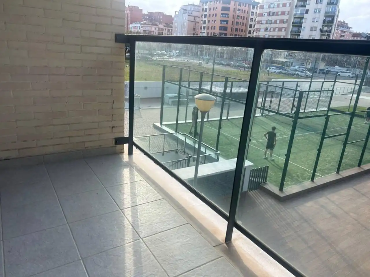 Terrasse von Wohnung zum Verkauf in Castellón de la Plana / Castelló de la Plana mit Klimaanlage, Parkett und Terrasse