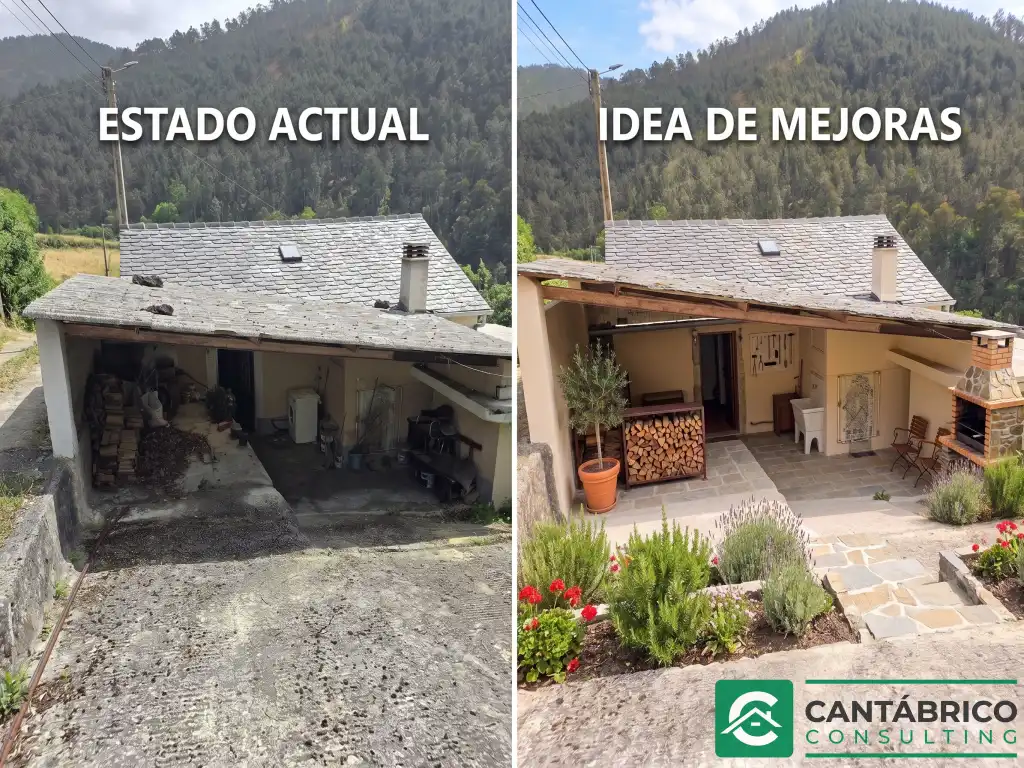 Jardí de Casa o xalet en venda en Villayón amb Terrassa, Traster i Moblat