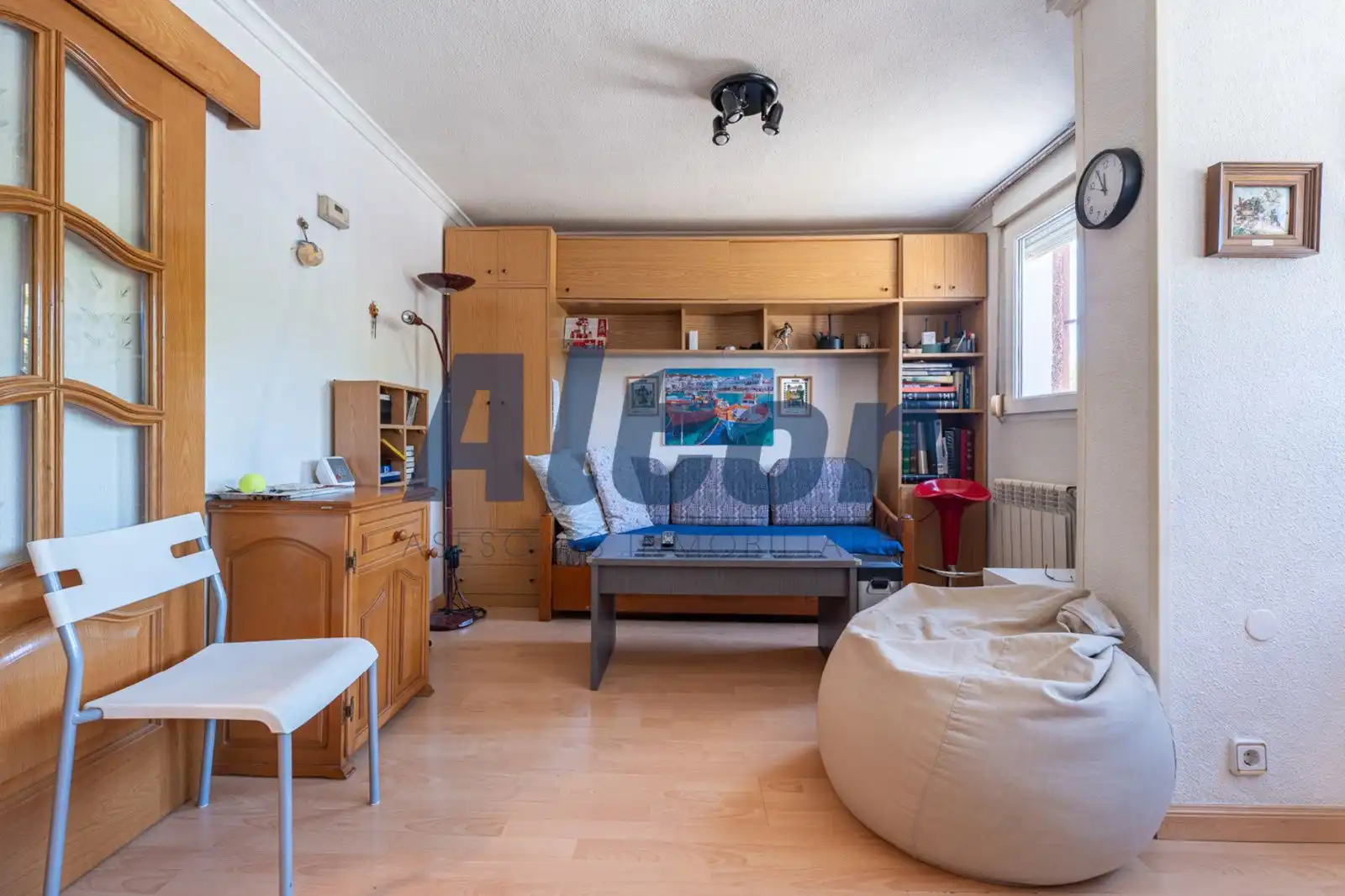 Sala de estar de Piso en venta en Madrid con Calefacción y Amueblado