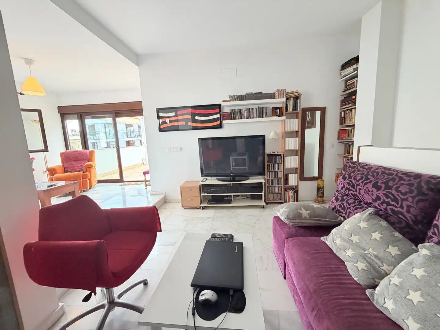 Sala d'estar de Àtic en venda en Casco Antiguo