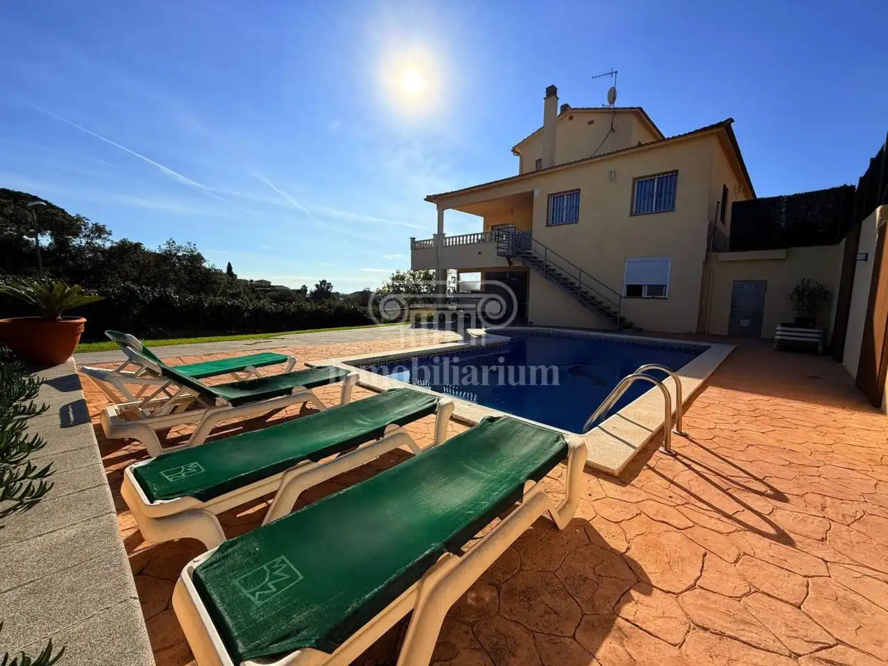 Vista exterior de Casa o xalet en venda en Lloret de Mar amb Calefacció, Jardí privat i Terrassa