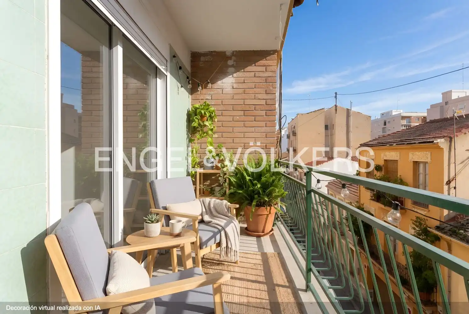 Terraza de Piso en venta en Valencia con Calefacción y Balcón