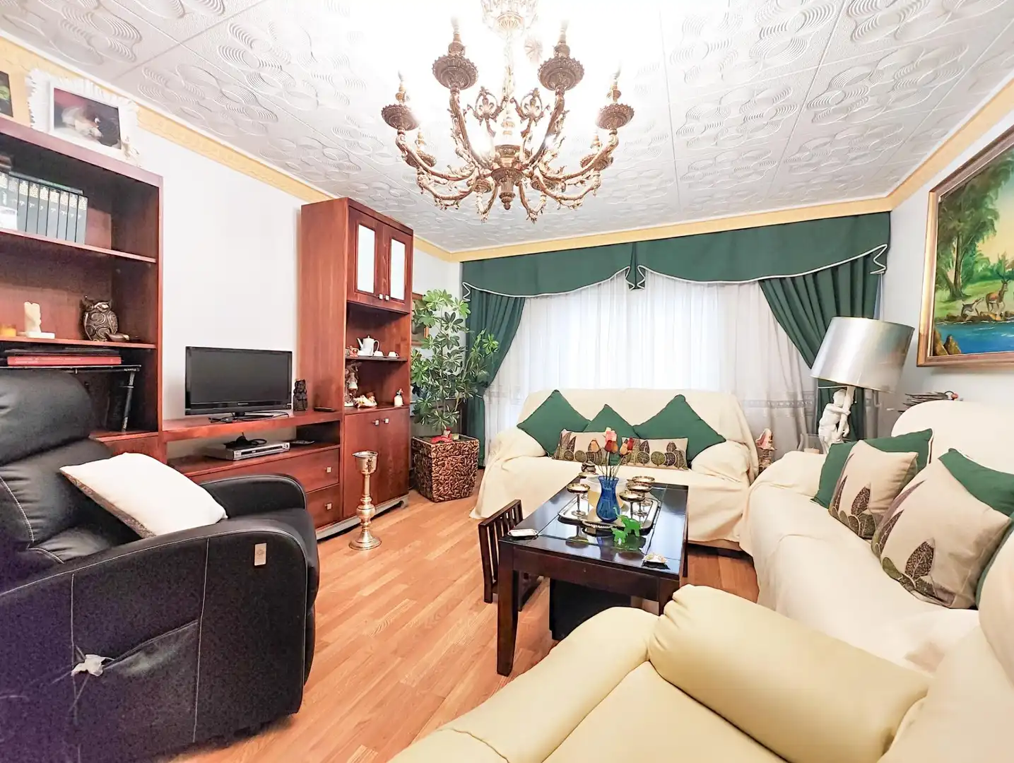 Sala d'estar de Pis en venda en Puertollano amb Aire condicionat, Calefacció i Parquet