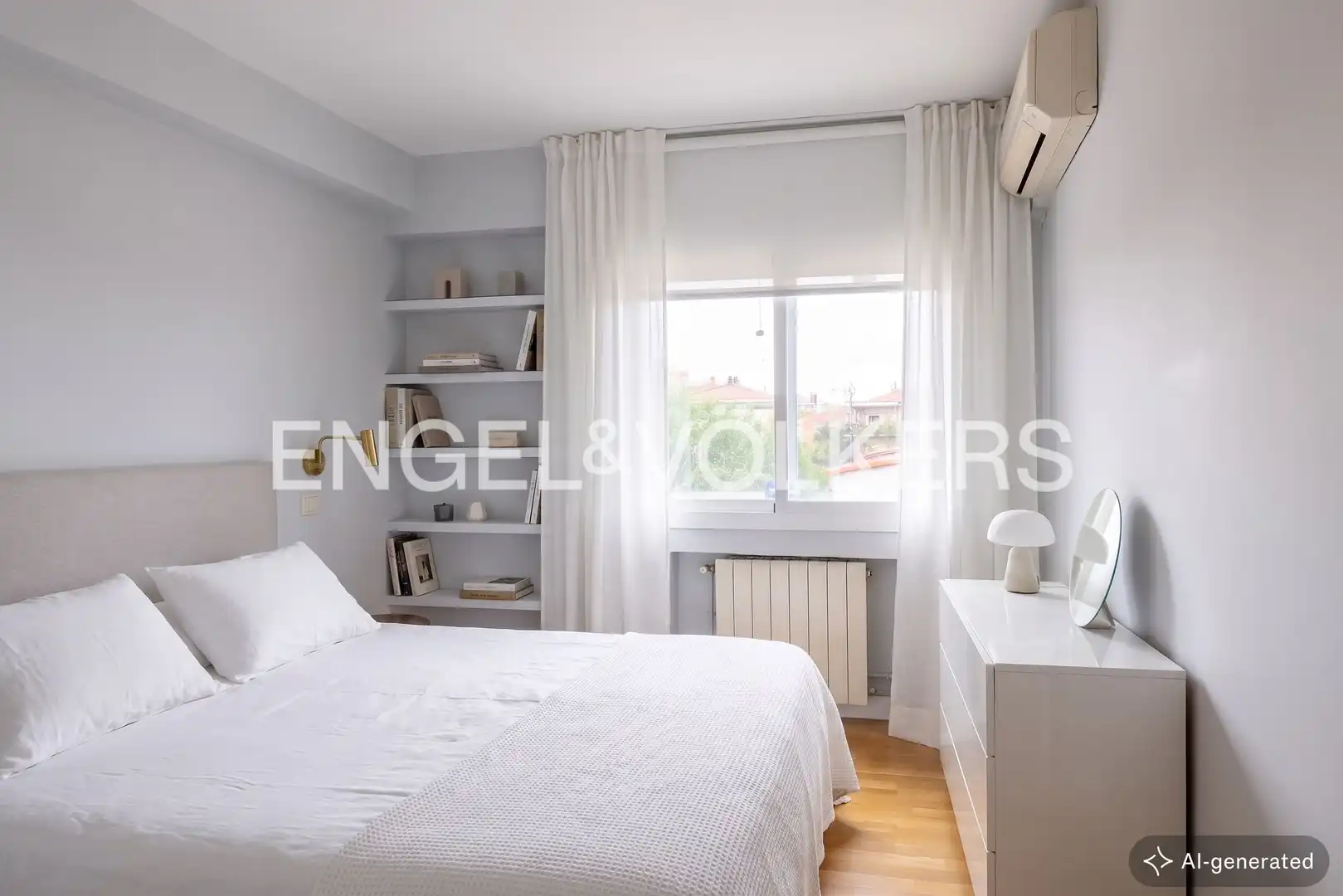 Bedroom of Flat for sale in Madrid  with Air Conditioner, Heating and Terrace