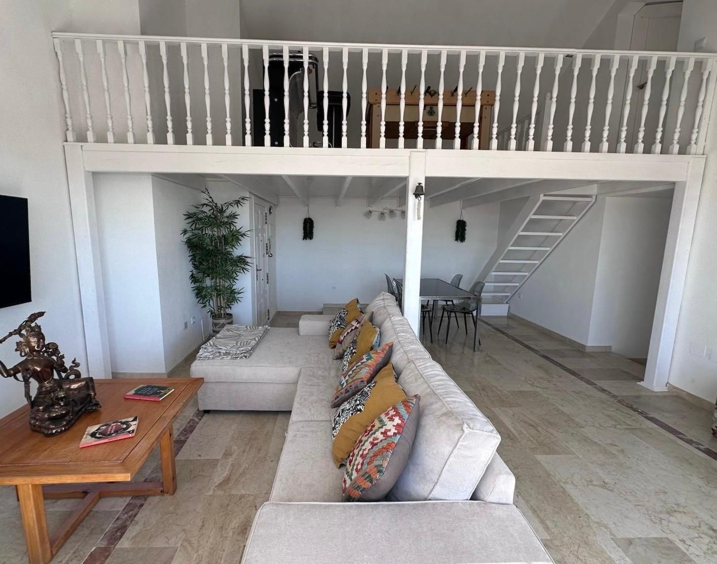 Living room of Attic to rent in Orihuela  with Air Conditioner, Heating and Terrace