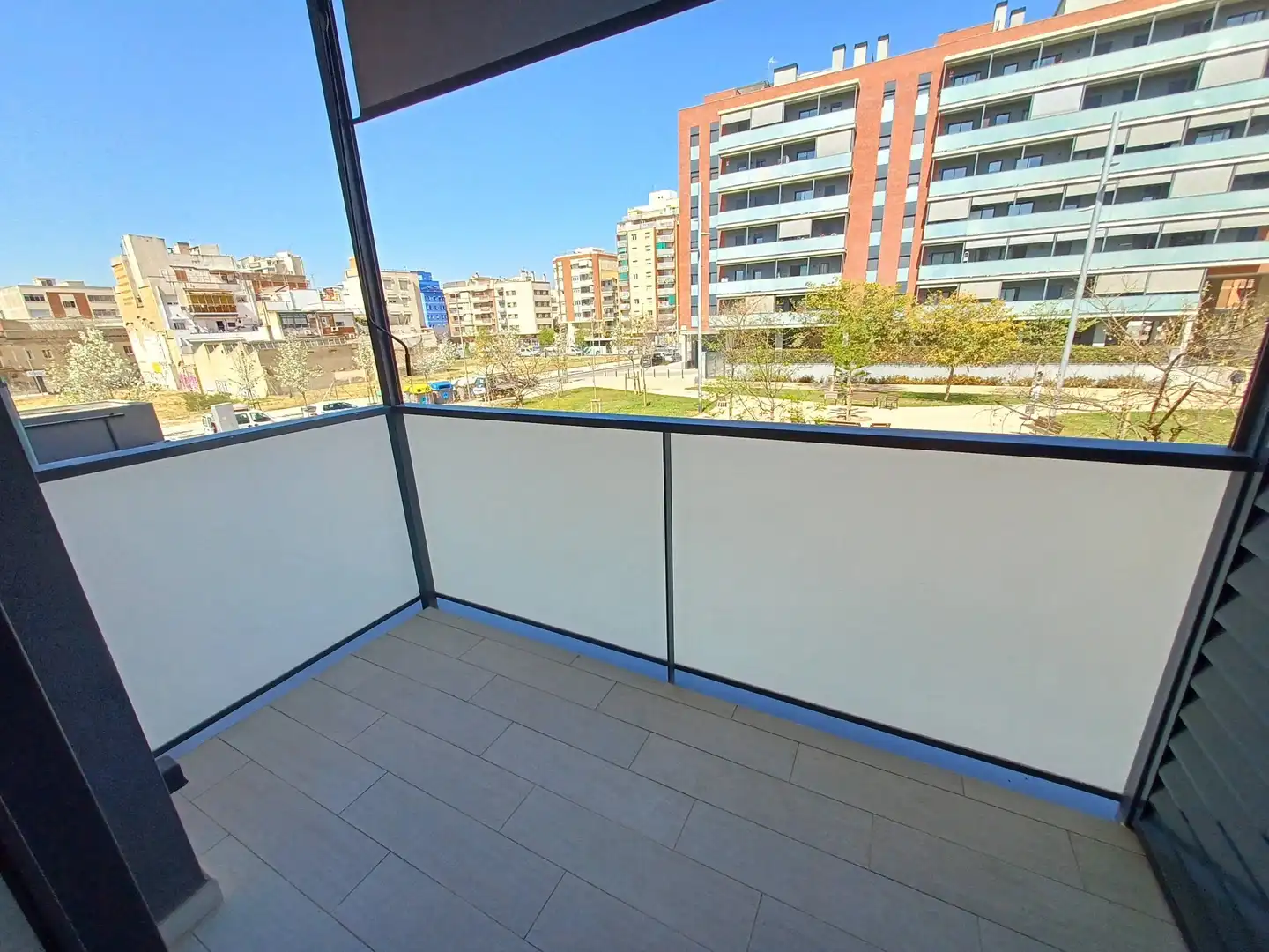 Balcony of Flat for rent in L'Hospitalet de Llobregat  with Heating, Parquet flooring and Balcony