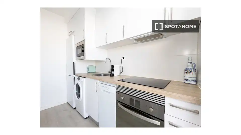 Kitchen of Flat for rent in Sueca  with Air Conditioner, Heating and Furnished