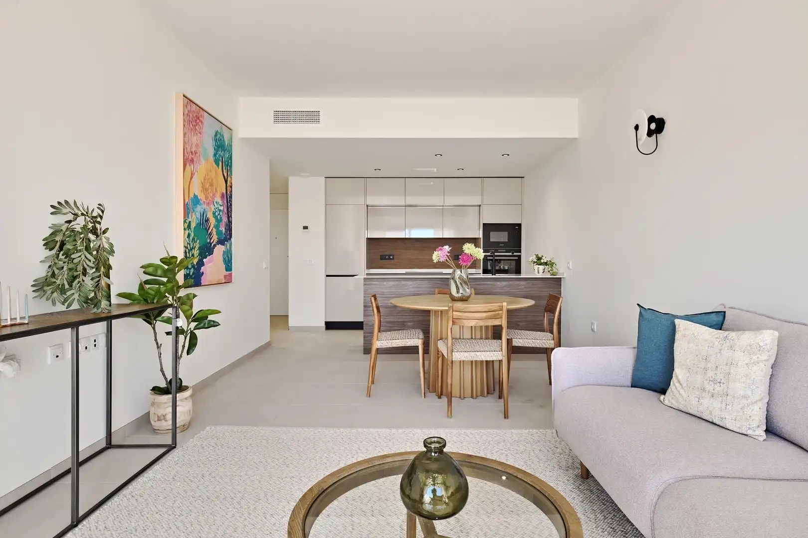 Living room of Flat for sale in Torrevieja  with Air Conditioner, Terrace and Storage room