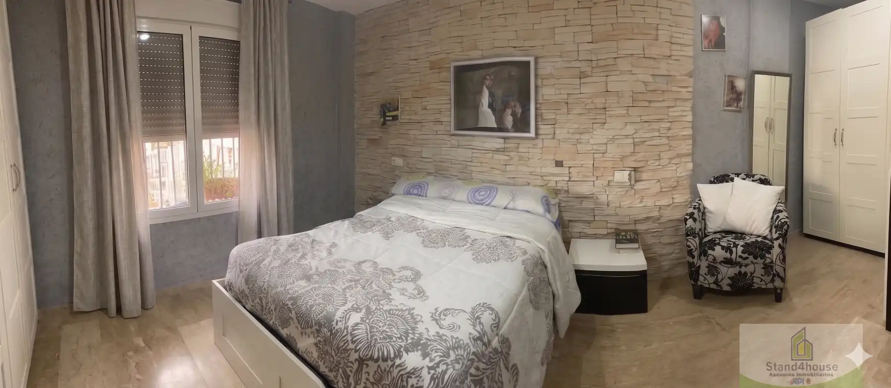 Schlafzimmer von Einfamilien-Reihenhaus zum Verkauf in Dos Hermanas mit Terrasse und Abstellraum