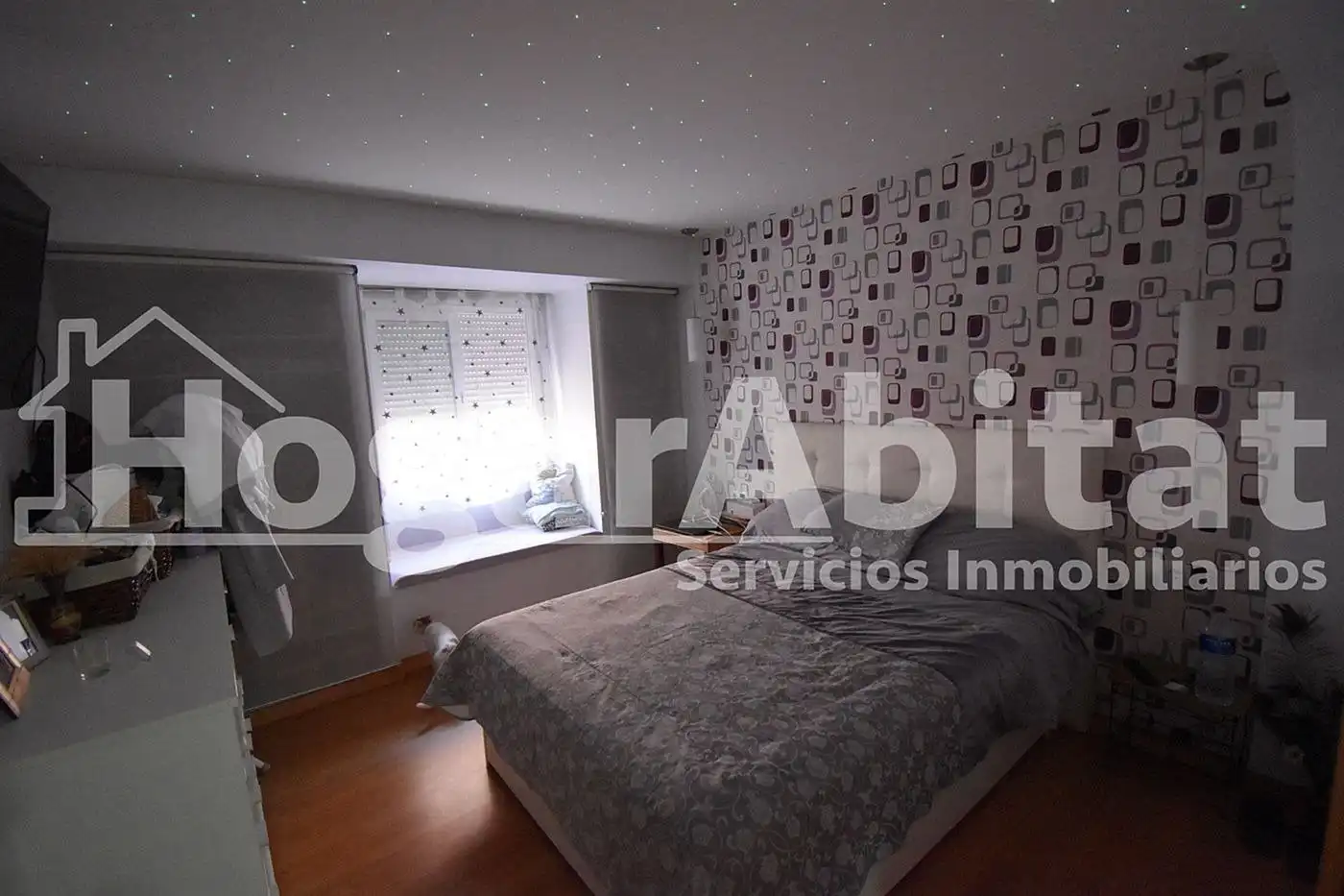 Schlafzimmer von Wohnung zum Verkauf in Xirivella mit Klimaanlage, Parkett und Balkon