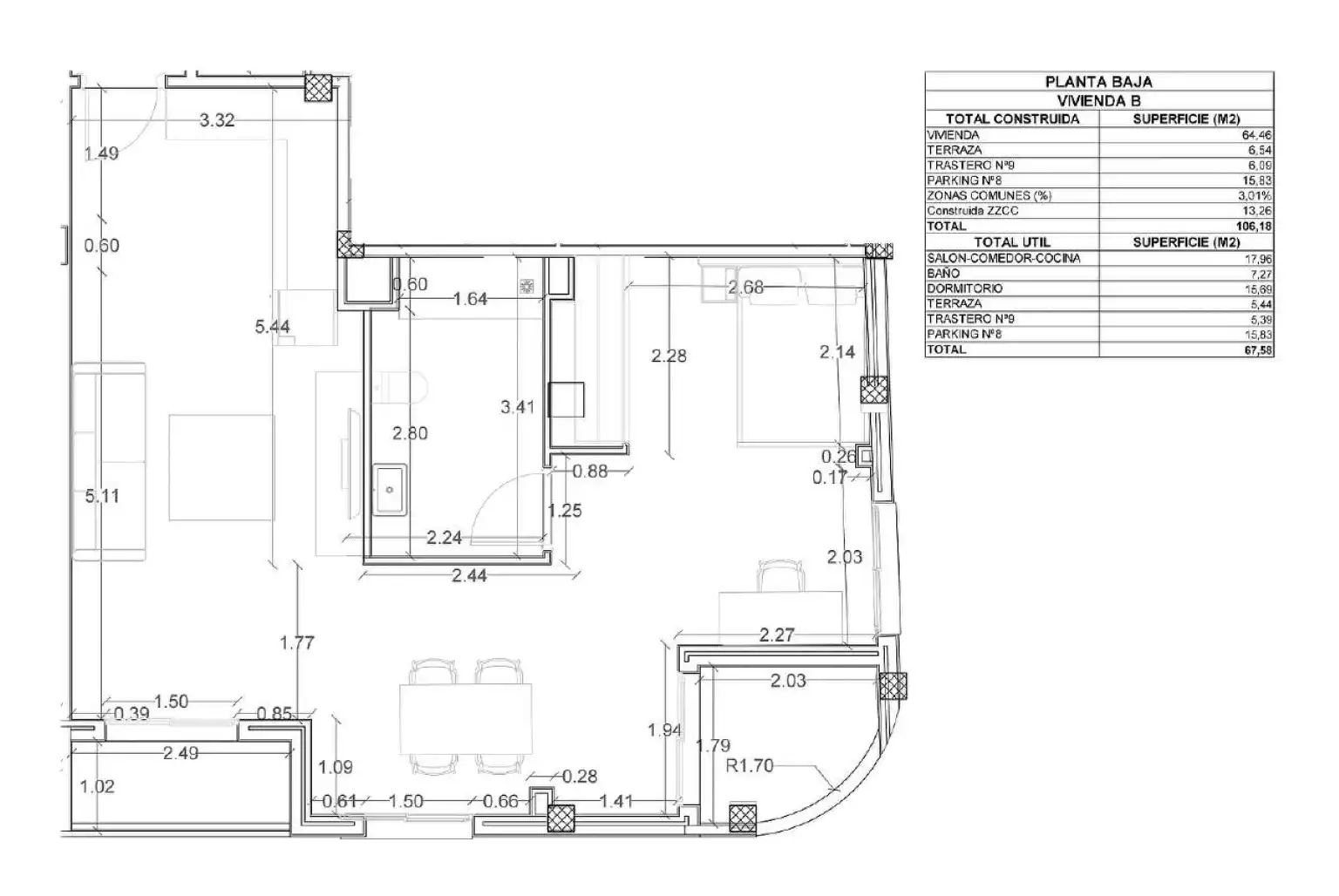 New build Ground floor with terrace for sale in Calle Río Chillar 2, imagen 18