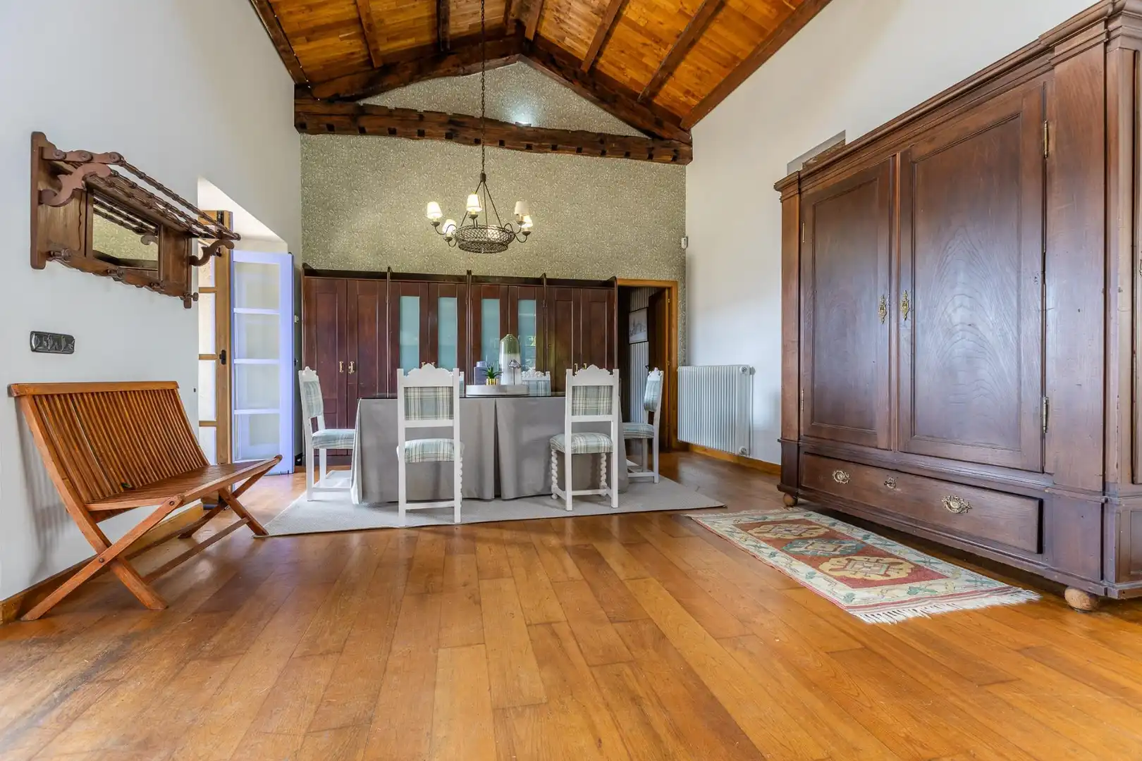 Comedor de Casa o chalet en venta en O Pino  con Calefacción, Jardín privado y Terraza