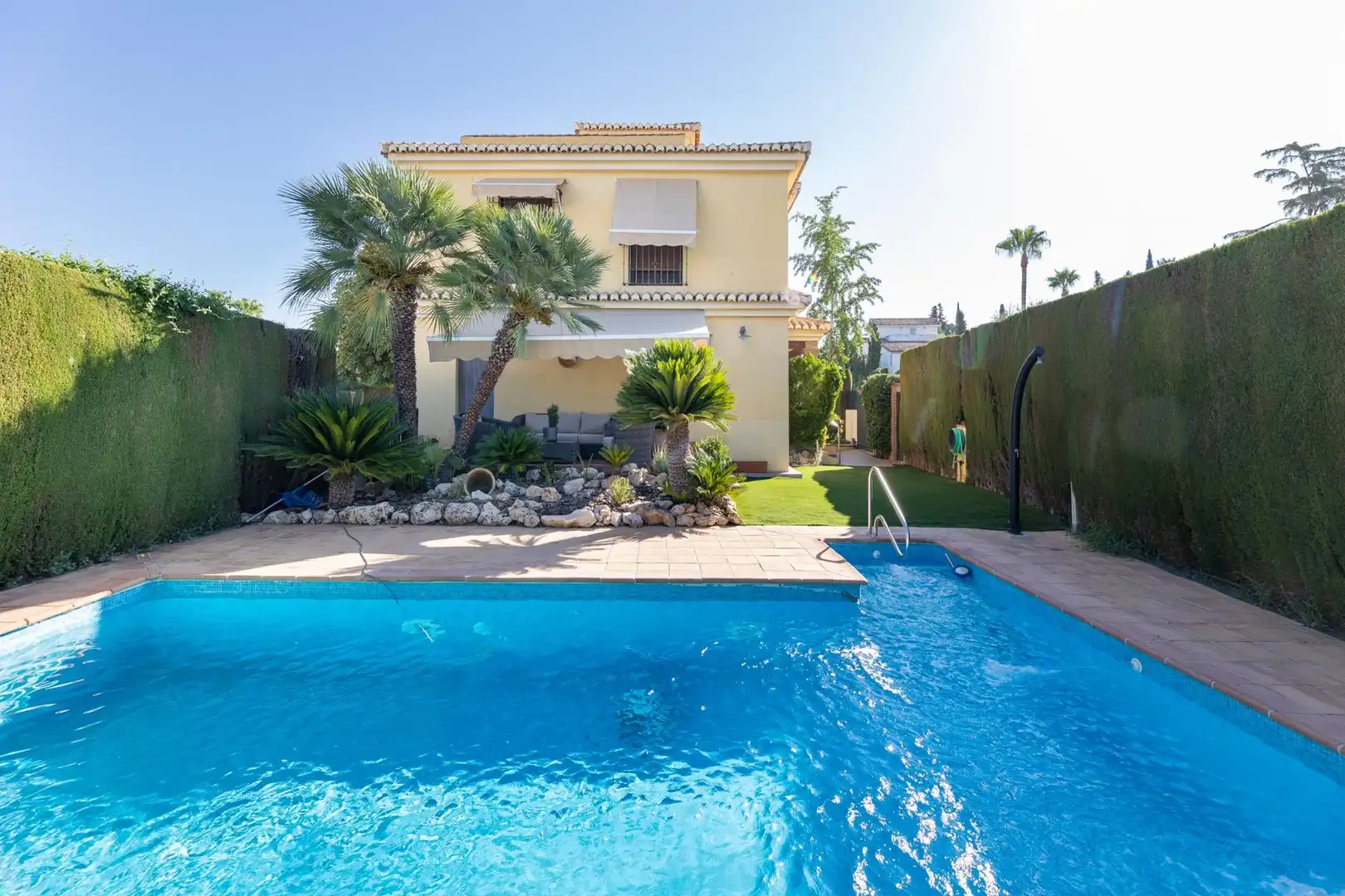 Exterior view of Houses for sale in Cájar  with Air Conditioner, Heating and Private garden