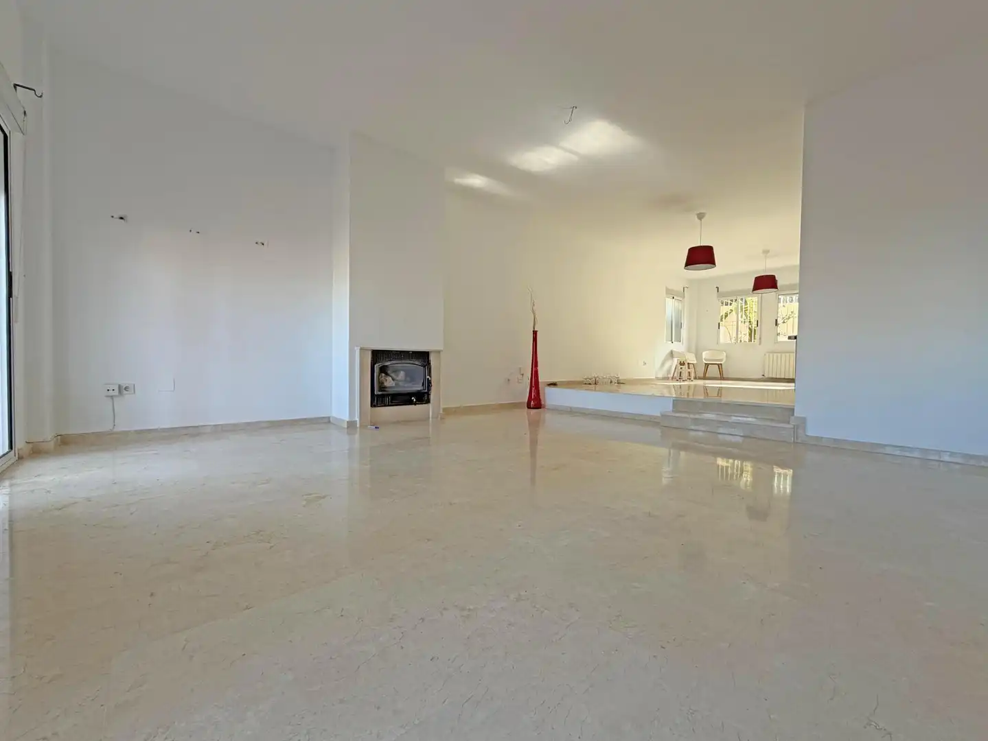 Sala de estar de Casa o chalet en venta en Alicante / Alacant con Calefacción, Jardín privado y Terraza