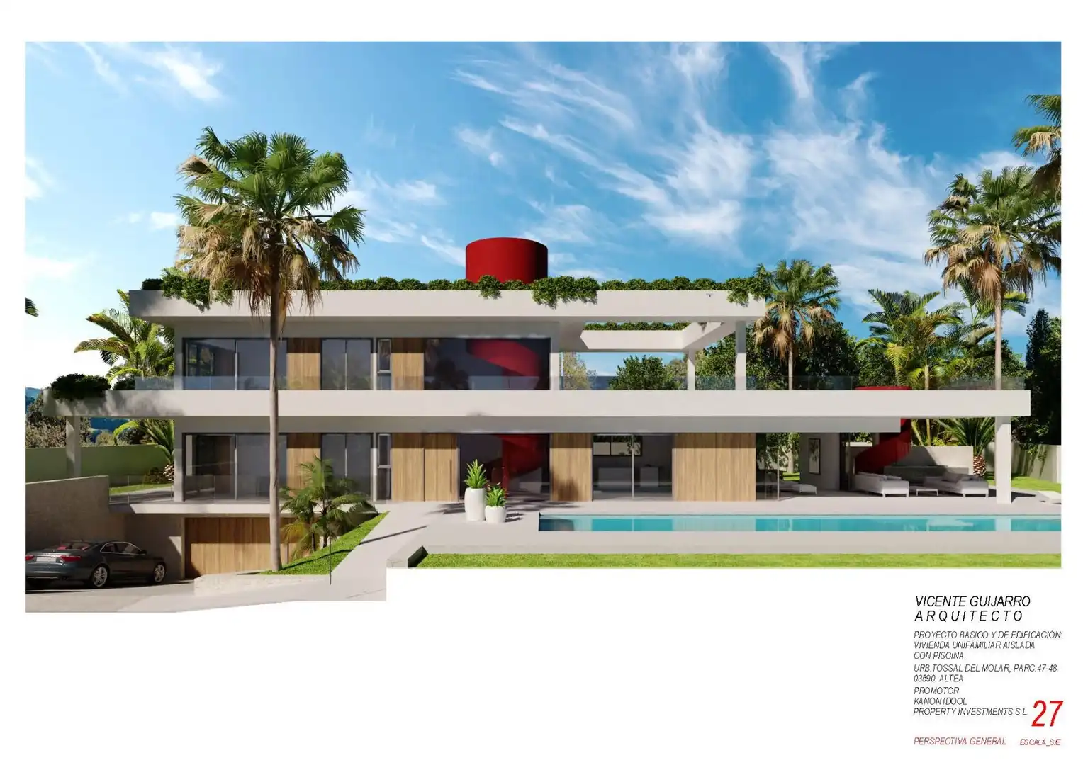 Vista exterior de Residencial en venta en Altea