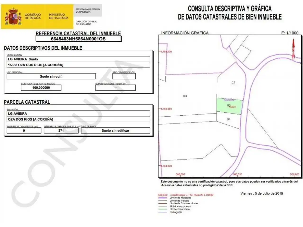 Detached homes for sale in Lugar Frais, 41, Oza dos Ríos