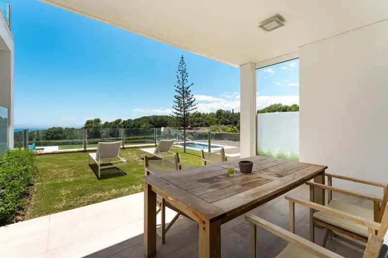 Terrace of Detached homes for rent in Marbella  with Air Conditioner, Heating and Private garden