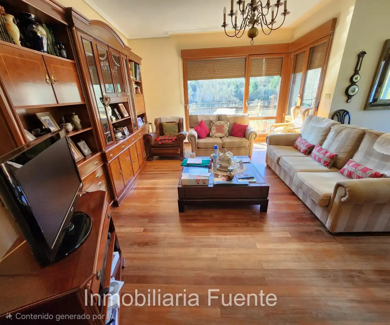 Sala de estar de Casa o chalet en venta en Zalla  con Calefacción, Jardín privado y Terraza