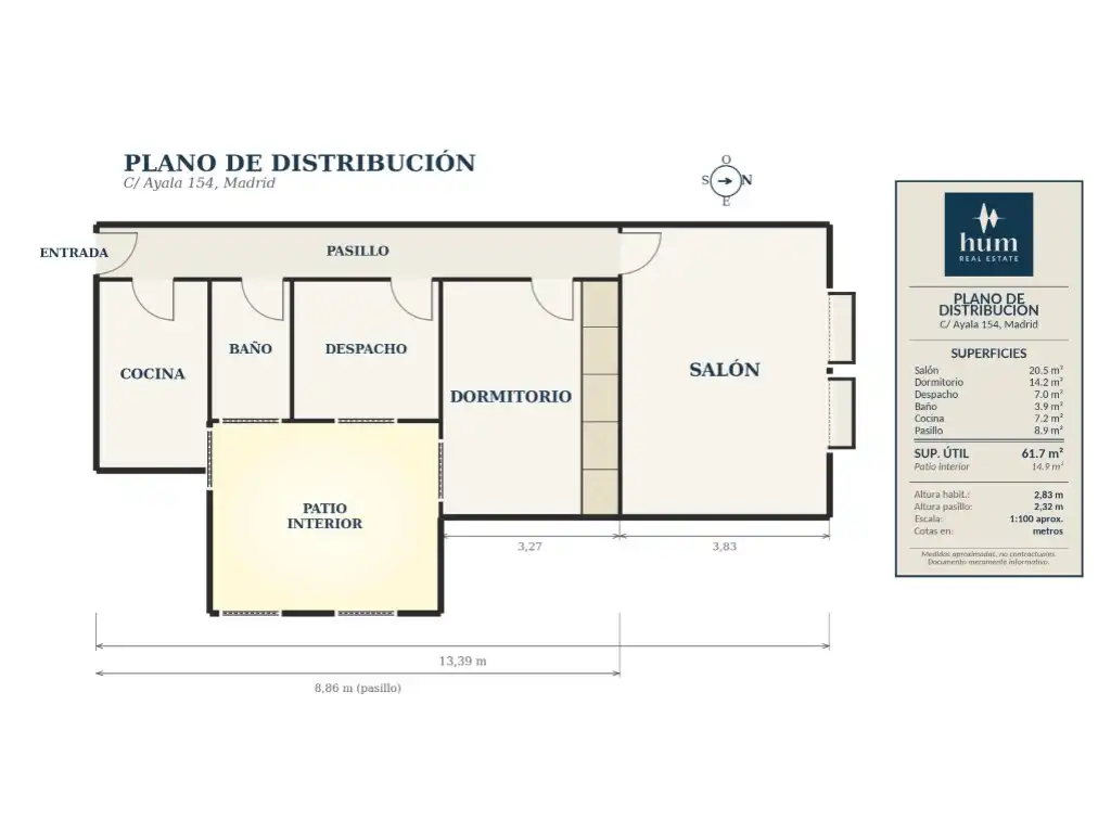 Piso de alquiler en Madrid con Aire acondicionado, Calefacción y Horno