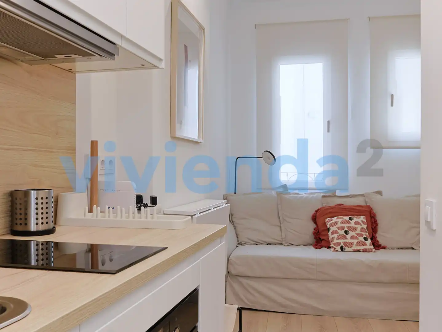 Sala d'estar de Estudi en venda en Madrid amb Aire condicionat i Calefacció