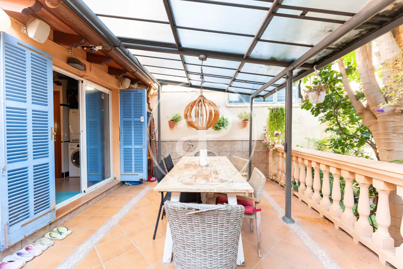 Terrassa de Casa adosada en venda en  Palma de Mallorca amb Moblat