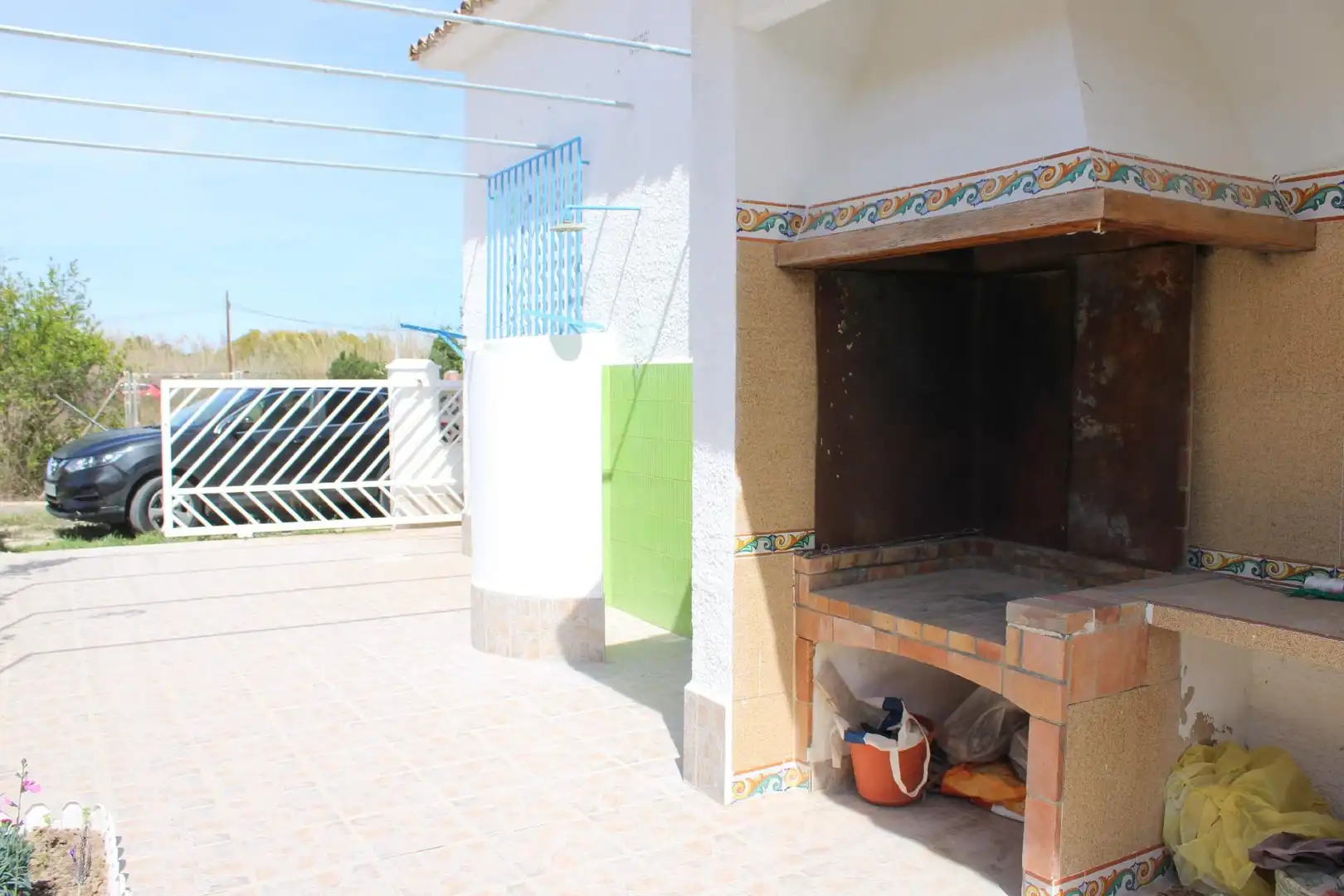 Terrace of Houses for rent in Oliva  with Air Conditioner, Heating and Private garden