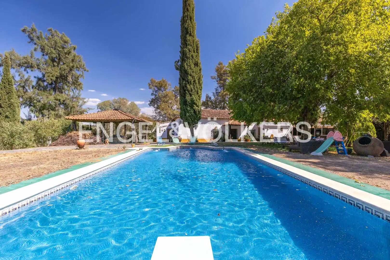 Swimming pool of Houses for sale in Aracena, Huelva