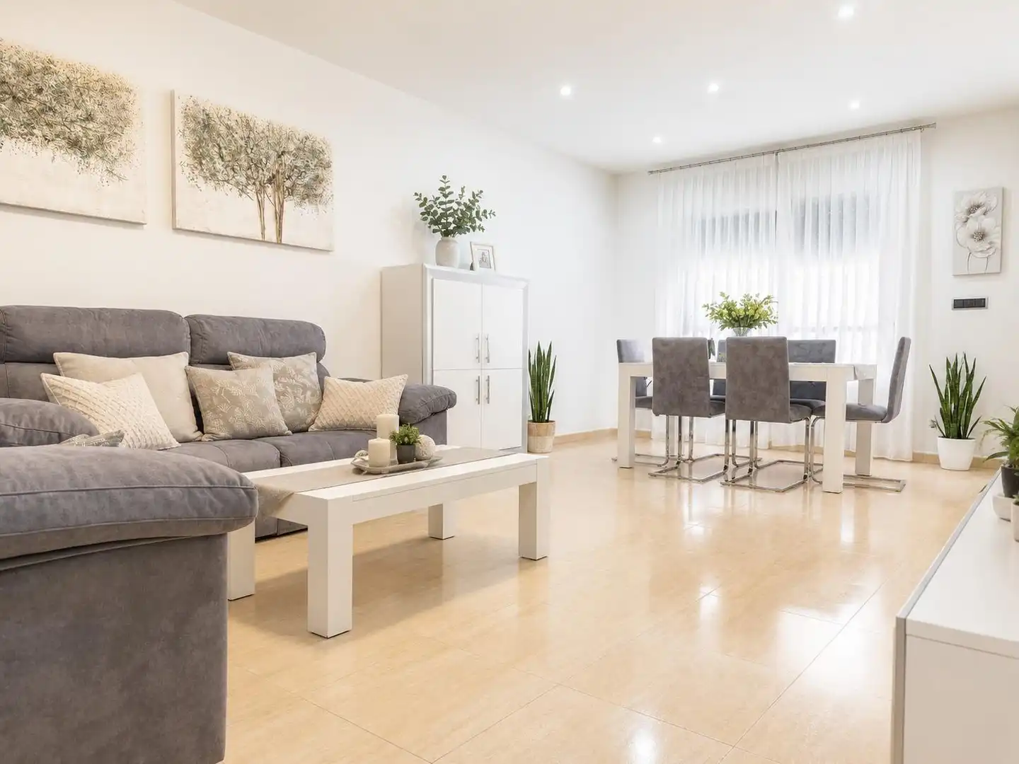 Living room of Houses for sale in Molina de Segura  with Air Conditioner, Terrace and Storage room